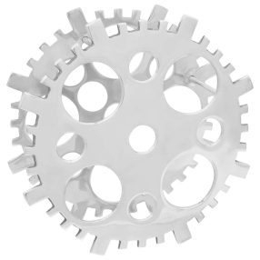 ezüst borosállvány 15.4x5.5x15.4 inch Alumínium