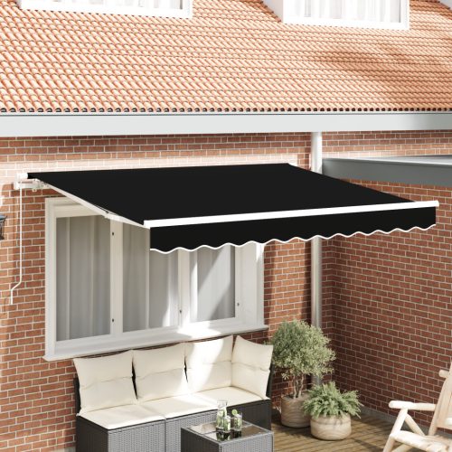 Napellenző Csere Szövet 3.5x2 m Vázhoz - Fekete