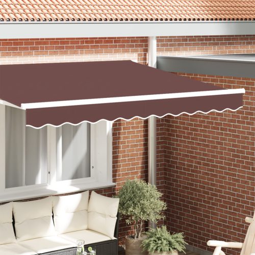 Napellenző előtető 2.5m keretre barna 2.3x0.2m