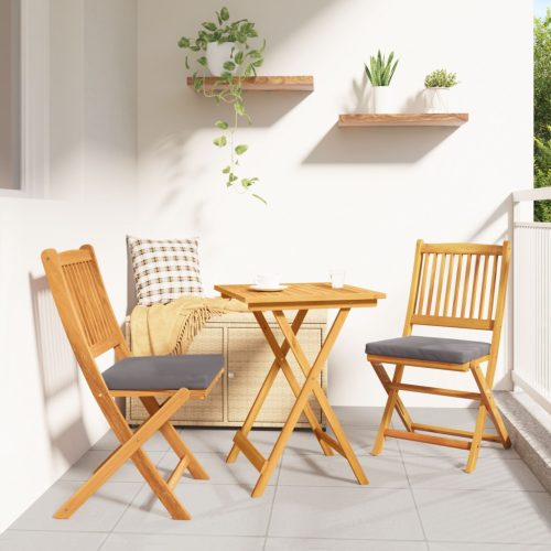 3 darabos Kerti Bistro Szett Szilárd Akác Fából