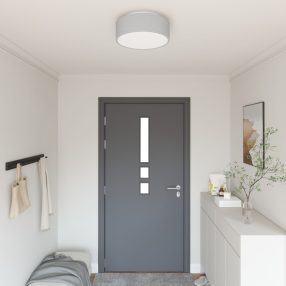 Mennyezeti Lámpák Lepel szürke Ø 38 cm Textil E27