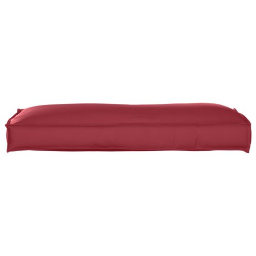 Pallet Párna hátámlához Burgundi vörös 120x40x12 cm Oxford szövet