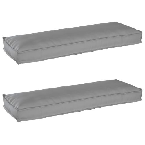 Raklap párna készlet 2 pcs Szürke 120 x 40 x 8 cm Oxford szövet