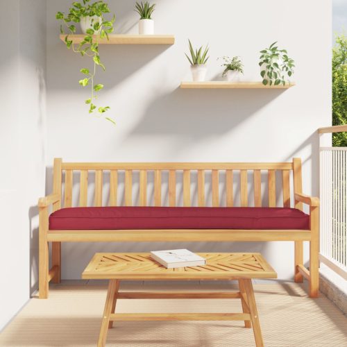 Pallet Párnák padhoz 2 db Bordó 180x40x8 cm Oxford szövet