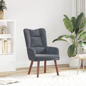 Pihentető Szék Sötétszürke Velúr