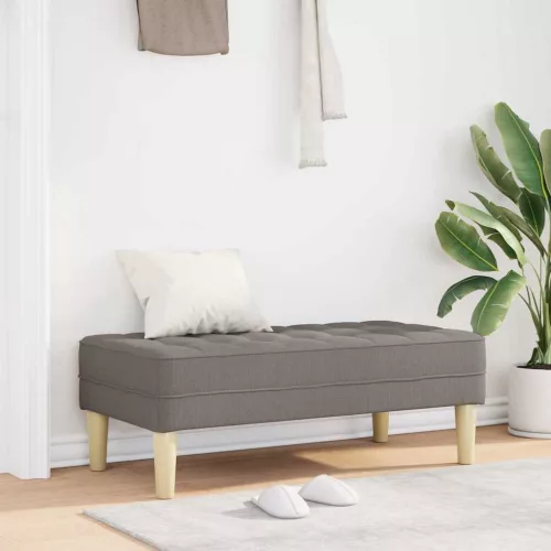 vidaXL pad párnával Tópszínű 113 x 57 x 39 cm szövet