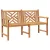 Kerti pad 150 x 60 x 90 cm Tömör Teakfa