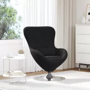 Tojás Szék Fekete Velvet