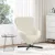 vidaXL Tojásfotel Krém 63 x 73 x 90 cm Bársony
