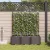 vidaXL Kerti cserép 3 pcs Barna 120 x 40 x 142 cm Műanyag