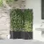 vidaXL Kerti cserép 3 pcs Fekete 80 x 80 x 142 cm Műanyag