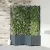 Kerti cserép 3 pcs Világosszürke 80 x 80 x 143 cm Acél