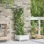 Kerti ültetők Fehér 40 x 40 x 126 cm Acél