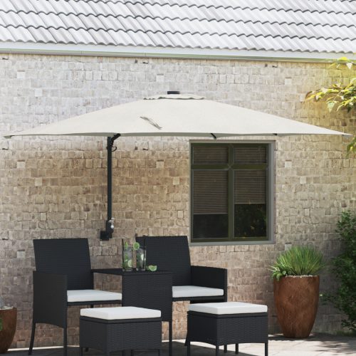 Teraszernyő Homok Poliészter, Alumínium Nagy Összecsukható