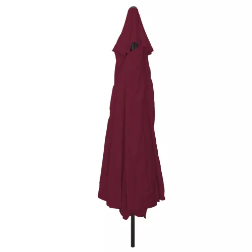 Kerti Napernyő 395 cm átmérőjű, 245 cm magas, Burgundi vörös