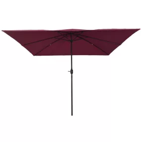 Négyzetes Kerttél 295x245 cm Bordeaux Piros