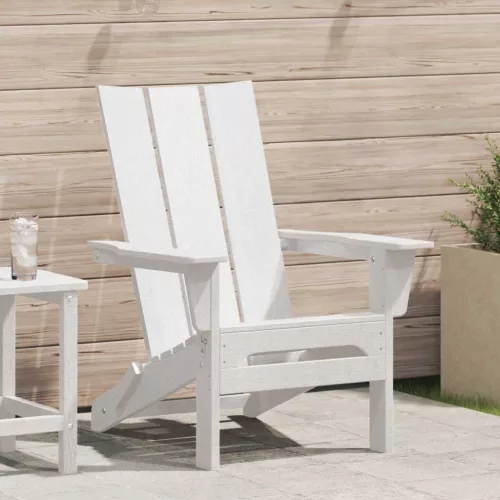Összecsukható Adirondack szék Fehér 80,5 x 74,5 x 92 cm HDPE