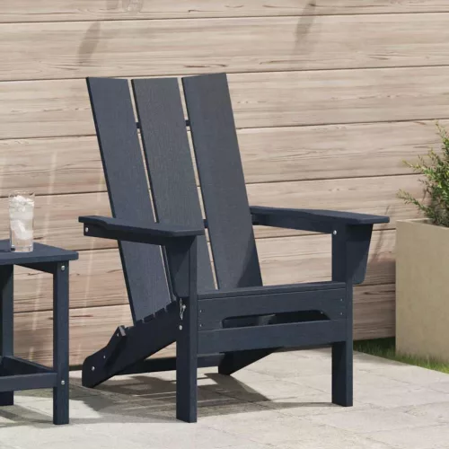 Összecsukható Adirondack szék Sötétkék 80,5 x 74,5 x 92 cm HDPE