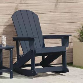 Adirondack hintaszék Sötétkék HDPE
