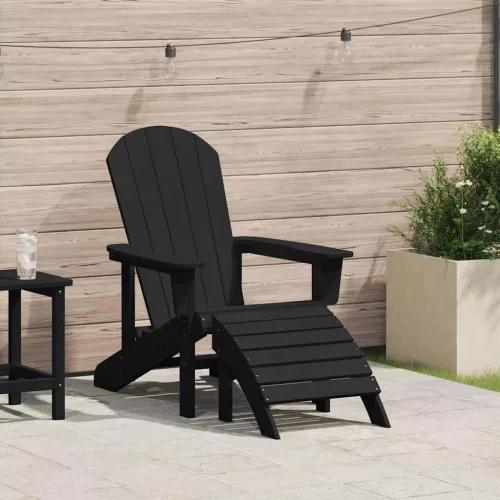 Adirondack szék Fekete HDPE