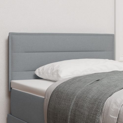 Fejtámla Vonalak Mintával Világosszürke 90 cm Szövet