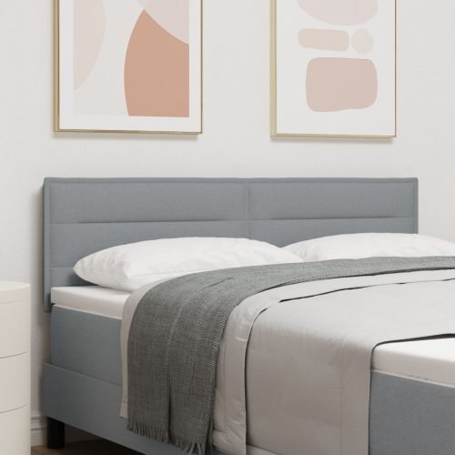 Fejtámla Vonalak Design Világosszürke 160 cm Szövet