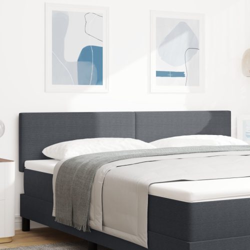 Fejtámla Egyszerű Design Sötét Szürke 180 cm Kordbársony Szövet