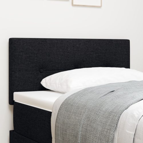 Fejtámla Gombos Bútorszövet Fekete 90 cm