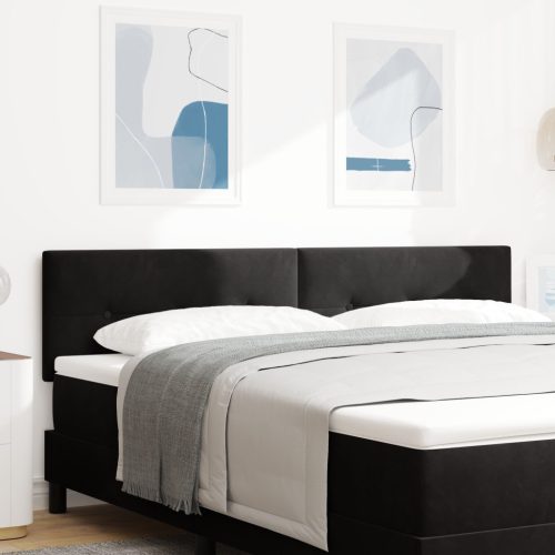 Fejtámla Gombos Fekete 180 cm Bársony