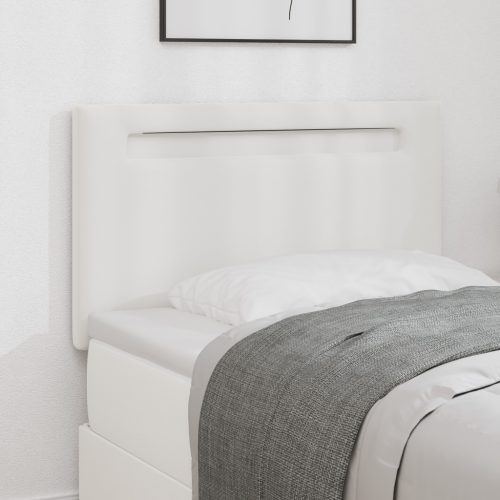 Fejtámla Egyszerű Dizájn Tiszta Fehér 100 cm Műbőr