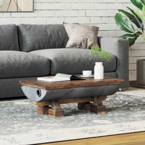   vidaXL Dohányzóasztal Természetes 90 x 50 x 35 cm faszínű