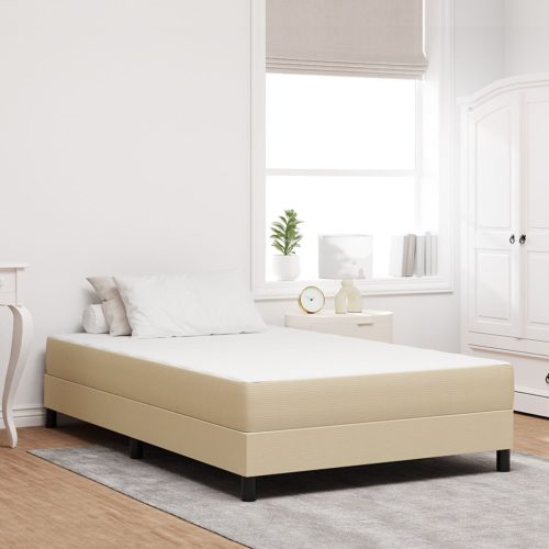 Zsebes Rugós Ágytakaró Matrac Világosszöld Szürke Közepes 120x200x20 cm Szövet