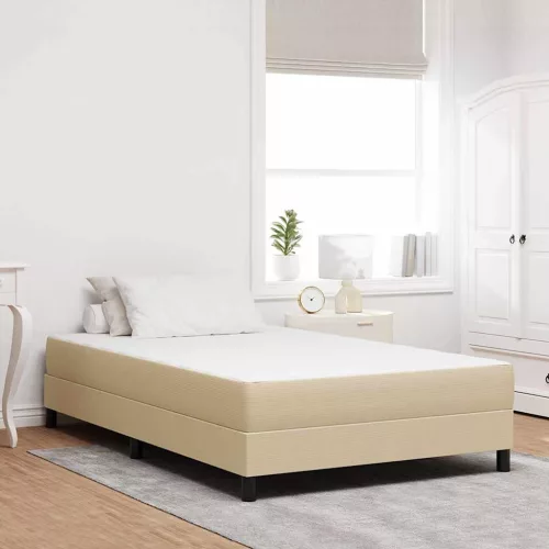 vidaXL Ágy Matrac matracmal Zsálya 120 x 200 cm szövet