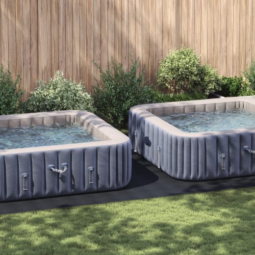 Négyszögletes medencefedél Fekete PVC 750 x 372 cm Vízálló