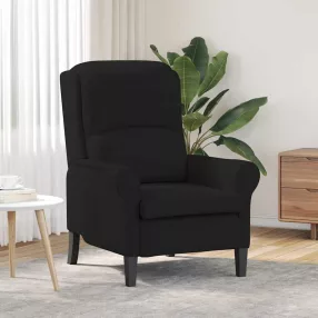 vidaXL karosszék Fekete 76 x 94 x 102 cm Mikroszálas