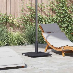   Kültéri Napernyő Tartók Sötétszürke 45 x 45 x 31 cm Acél