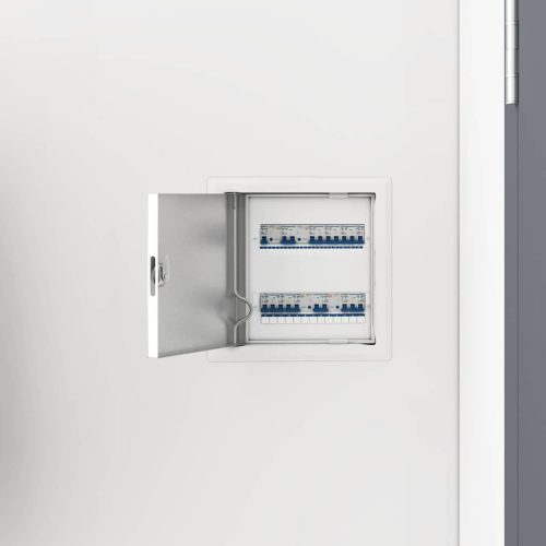 Hozzáférési panel 2 pcs Fehér 20 x 20 cm Acél