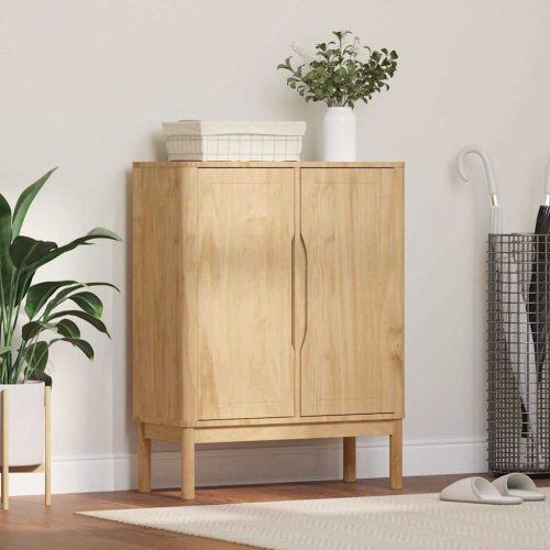 Széf Faggyú barna 70 x 30 x 70,5 cm Tömör fenyőfa