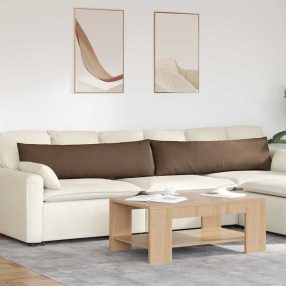 Kanapé párnák 2 pcs Barna 145 x 40 cm szövet