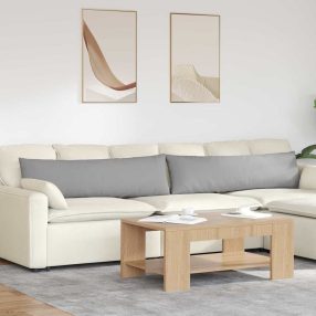 Kanapé párnák 2 pcs Felhőszürke 145 x 40 cm szövet