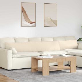 Kanapé párnák 2 pcs Bézs 200 x 40 cm szövet