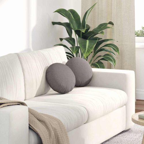 Ülőpárnák 2 pcs Tópszínű Ø30 x 13 cm szövet