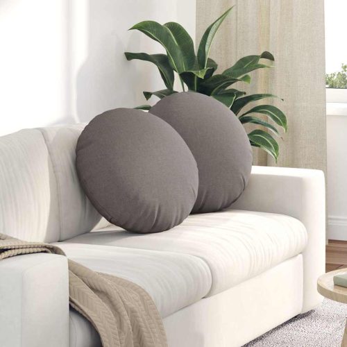 Ülőpárnák 2 pcs Tópszínű Ø50 x 19 cm szövet