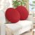 Ülőpárnák 2 pcs Piros Ø60 x 21 cm szövet
