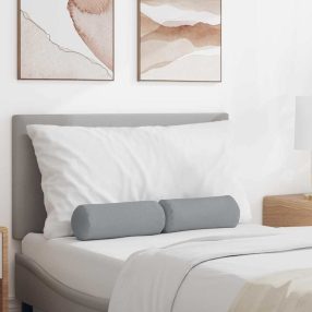 Hengerpárnák 2 pcs Világosszürke Ø 15 x 40 cm szövet