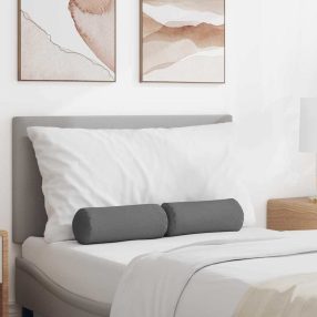 Hengerpárnák 2 pcs Sötétszürke Ø 15 x 40 cm szövet