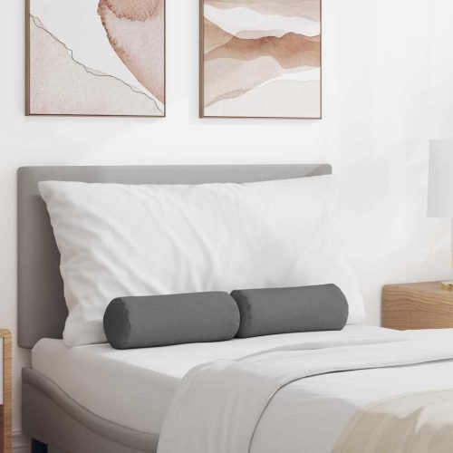 Hengerpárnák 2 pcs Sötétszürke Ø 15 x 40 cm szövet