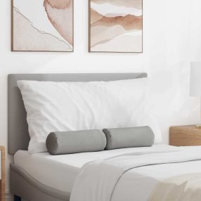 Hengerpárnák 2 pcs Felhőszürke Ø 15 x 40 cm szövet