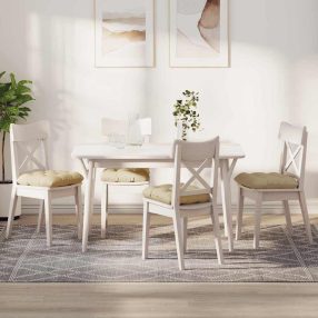 Ülőpárnák 4 pcs Krém 40 x 40 x 12 cm szövet