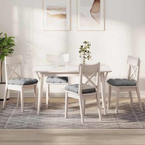 Ülőpárnák 4 pcs Felhőszürke 40 x 40 x 12 cm szövet